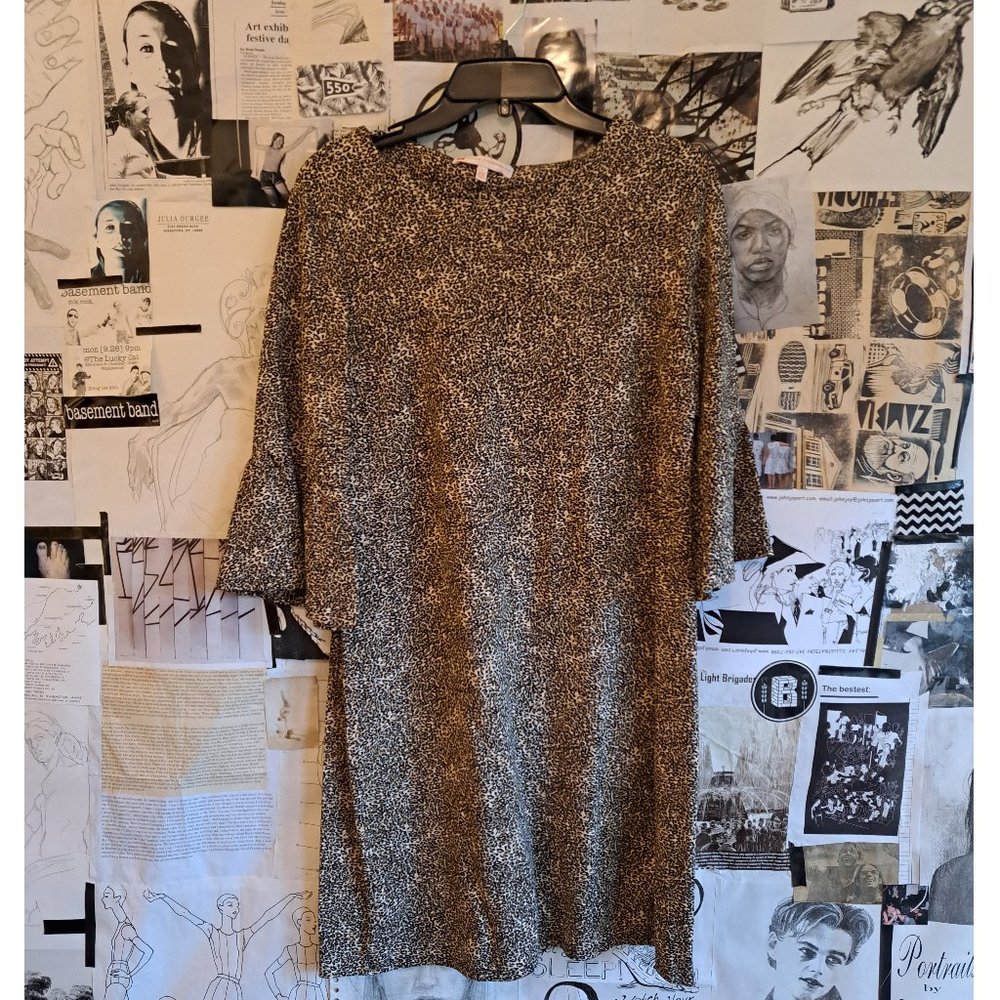 Mini-Animal Print Dress